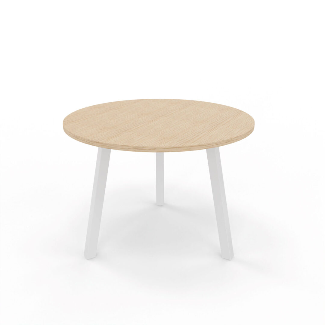 Table réunion ronde PARIS chene