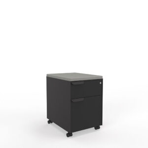 Caisson-classeur sur roulettes avec serrure LINEA