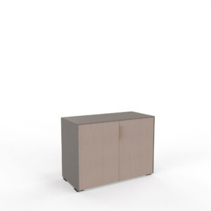 Meuble bas avec 2 portes battantes LINEA