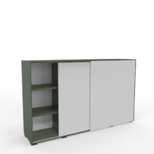 Meuble mi-haut avec 2 portes coulissantes LINEA