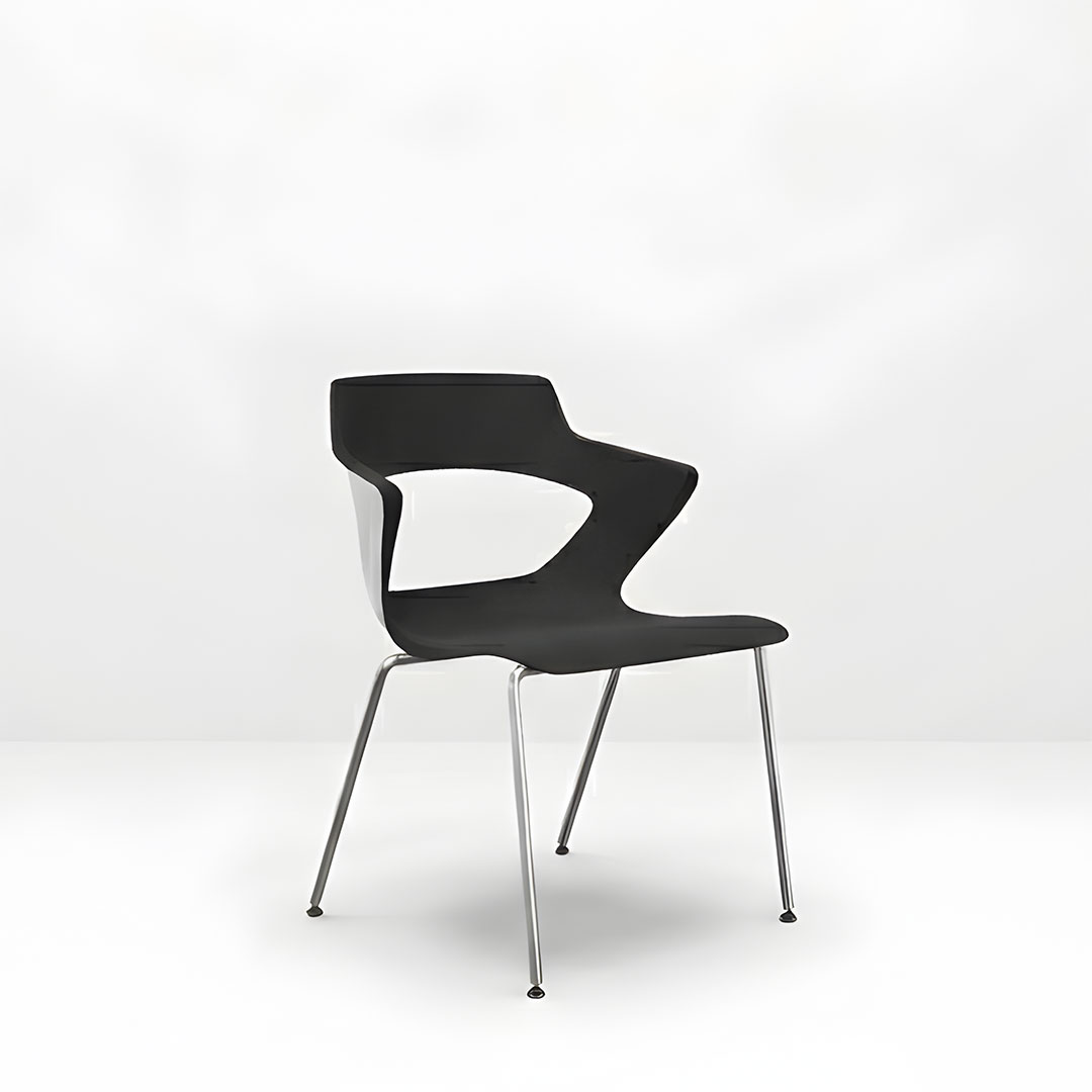 Chaise de réunion piétement metal ILSE