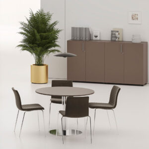 Table de réunion ronde ADRIA