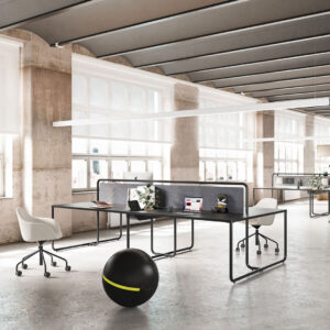 Bureau bench 4 personnes fonctionnel SKYLINE