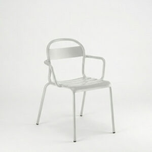 Chaise empilable pour terrasse avec accoudoirs AUSSEN