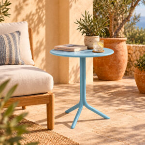 Table extérieure ronde CASSIS