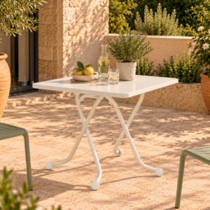 Table pliante carrée d'extérieure JUDE