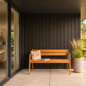 Banc extérieur en bois d'acacia BOLD